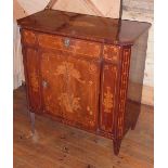 An early 19th Century Dutch mahogany and marquetry Side Cabinet,