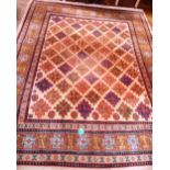 A large hand knotted Rug,