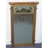 A Regency period gilt framed Pier Glass,