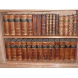 A good selection of late 19th Century Leather Bindings including Blackwood's Magazine (individually