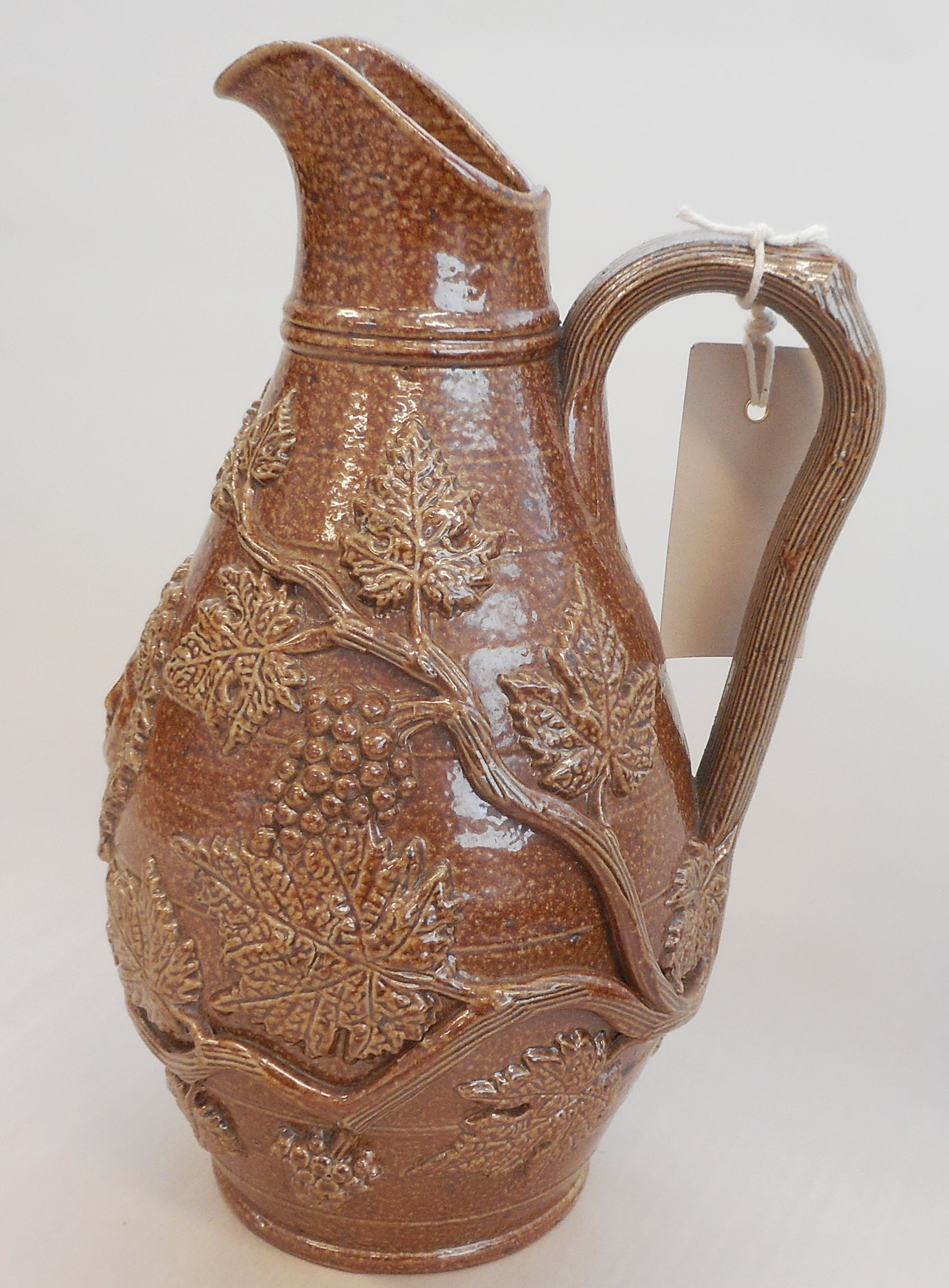 A 19th century Stoneware Jug of baluster form, - Image 2 of 4