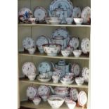 A good selection of late 18th/early 19th Century Ceramics including Rockingham style Teapots,