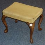 An early 18th Century George I period Stool,