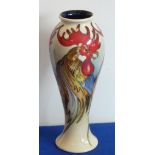 A Moorcroft limited edition (13/20) Chanticleer "Rooster To" Vase by Kerry Goodwin