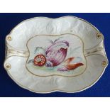 An early/mid 19th century shaped porcelain Dish,