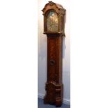Jacob Gelyn of Amsterdam, an 18th century Dutch walnut and marquetry eight-day Longcase Clock,