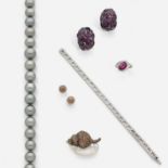 COLLIER PERLES DE CULTURE DE TAHITIIl se compose de trente trois perles de culture grises de