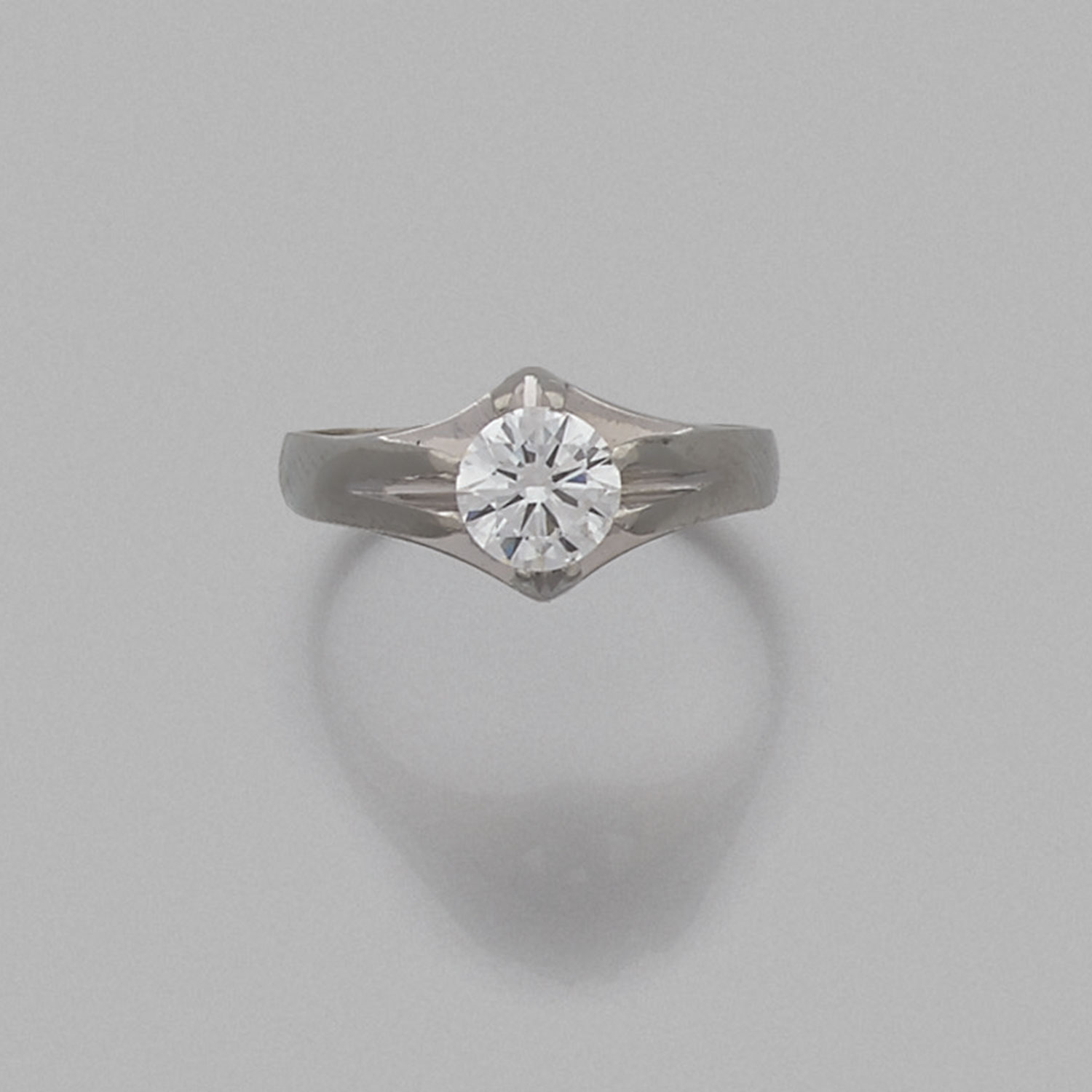 BAGUE CHEVALIÈRE DIAMANT