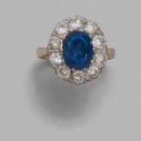 BAGUE MARGUERITE SAPHIR