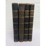 Four Punch Almanack's for the years, 1885-1900, 1900-1910, 1911-1920 and 1921-1930, each half