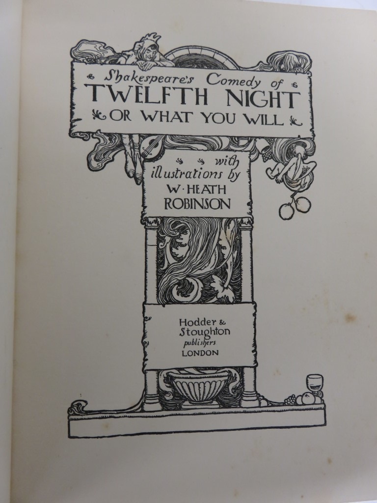 HEATH-ROBINSON, W (Illustrator) - Shakespeare's Comedy of Twelfth Night - Hodder & Stoughton, with - Image 2 of 13