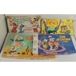 A Milton Bradley board game The Jetsons in original box (unused); an Ideal Ricochet Rabbit and