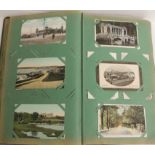 An album of approx 284 mainly topographical postcards c.1908 - 1920