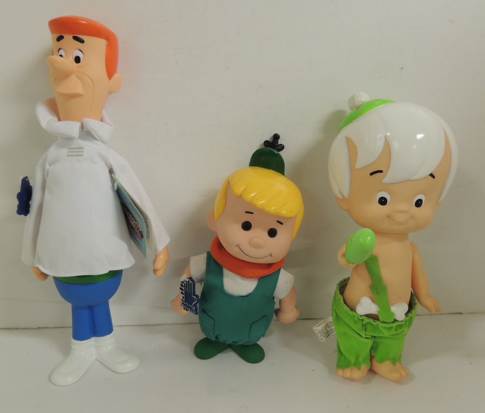 The Jetsons Applause figures George and Elroy, both with labels and original clothing and together