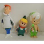 The Jetsons Applause figures George and Elroy, both with labels and original clothing and together