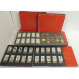 VARIOUS MANUFACTURERS - nine old slot-in albums containing assorted sets of cards including Wills