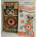 A Transogram Huckle Chuck multi throwing game in original box, includes colour printed Huckleberry