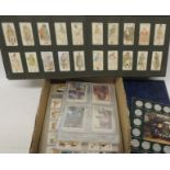 VARIOUS MANUFACTURERS - a quantity of odds and sets contained in a modern album and plastic sheets