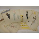 A collection of original design artwork, autograph material and general ephemera relating to Kenneth