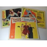 LOBBY CARDS - FOREVER FEMALE full set of eight for the 1953 film starring Ginger Rogers; TWIST OF