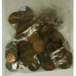 Approx 1kg of assorted copper coins