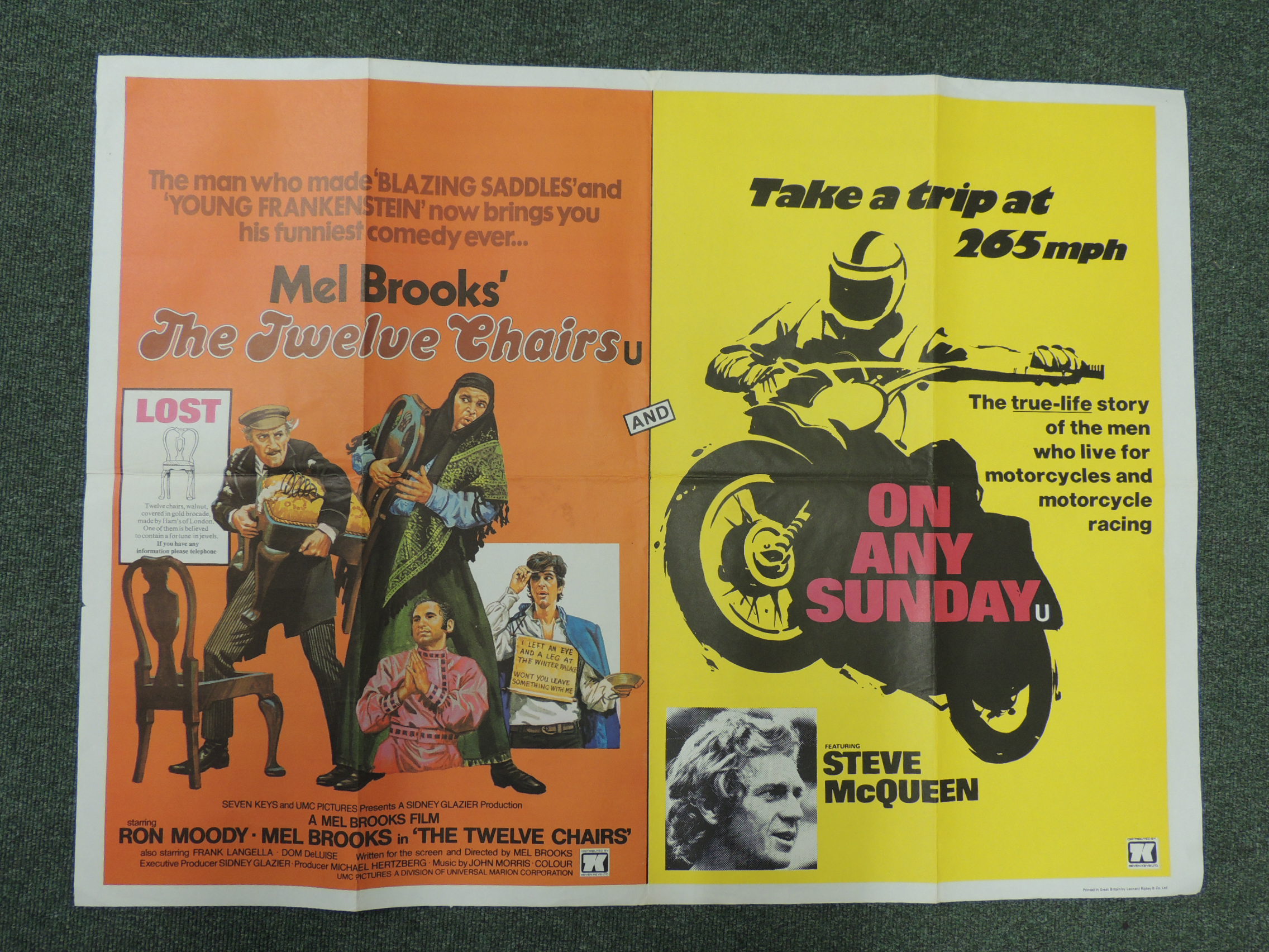 Original British quad film posters - two "double bill" posters: Huckleberry Finn starring Jeff - Image 2 of 2