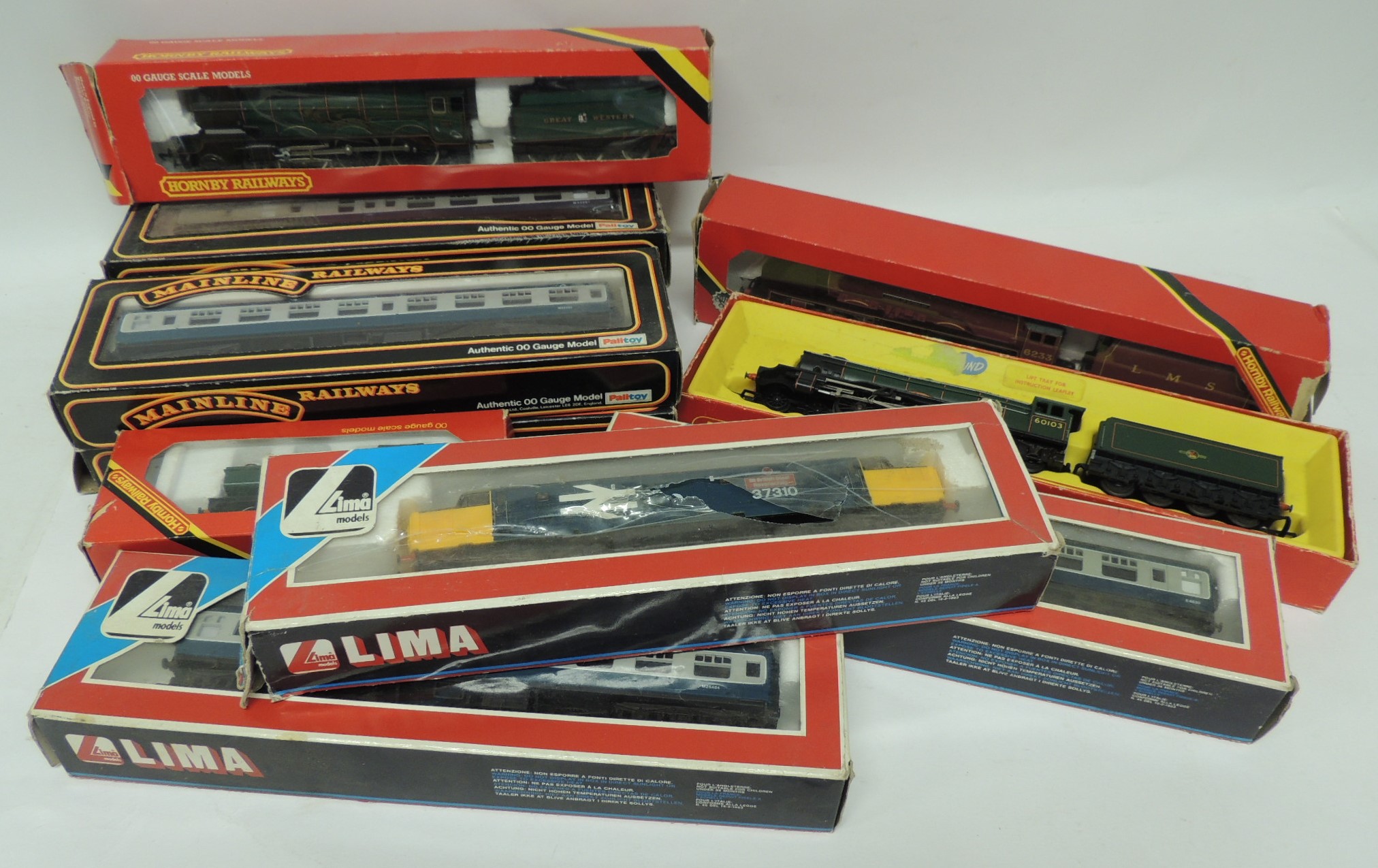 Palitoy, Hornby and Lima - various locos and coaches including Hornby King Edward and Duchess of