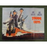 Original British quad film poster for Tough Guys (1986) starring Kirk Douglas and Burt Lancaster (