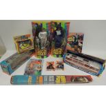 New Line Productions Austin Powers Dr Evil and Austin Powers figures in original plastic cases;