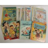 A Huckleberry Hound Comic album no.4 c.1964; nine Marvel Comics Group The Flintstones comics; two