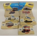 CORGI - eight various boxed buses and coaches including The Buses of Coventry AEC Bus and Bedford OB