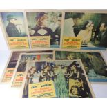 LOBBY CARDS - THE HOUSE ACROSS THE BAY 1940 starring George Raft and Joan Bennett, scarce set of