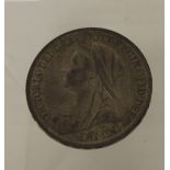 VICTORIA - Crown 1893 LVI, small indents to obverse otherwise ef