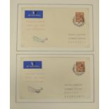 UK FLIGHT 1 Dec '34 Highland, 2 covers Wick Kirkwall, Wick Inverness 1st flight