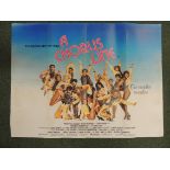 Original British quad film posters - musical themed films: A Chorus Line (1986) (some slight