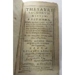 Thesavri Sacrorvm Ritvvms Epithome - 1681