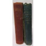 DARWIN, Charles - A Naturalist's Voyage around the World - 1890, new edition, tog. w. another by the