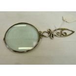 SILVER MAGNIFYING GLASS,