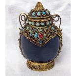 GILT MOUNTED SNUFF BOTTLE 9.