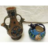 2 AMPHORA ART POTTERY VASES,