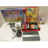 SELECTION OF ITEMS INCLUDING ATARI 2600, DISNEY MONOPOLY AND OTHERS.