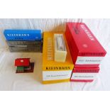SELECTION OF KLEINBAHN & ROCO HO GAUGE ITEMS INCLUDING BUILDINGS, CARRIAGES,