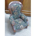 LATE 20TH CENTURY DOLLS MAHOGANY GENTLEMANS ARMCHAIR Condition Report: Good