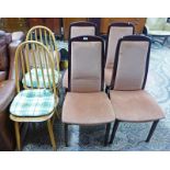 PAIR OF ERCOL DINING CHAIRS