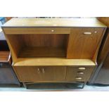 G PLAN TEAK SIDE UNIT WITH OPEN SHELF,