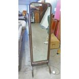 EARLY 20TH CENTURY MAHOGANY CHEVAL MIRROR