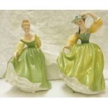 TWO ROYAL DOULTON FIGURES 'BUTTERCUP' HN 2309 & 'FAIR LADY'HN2193