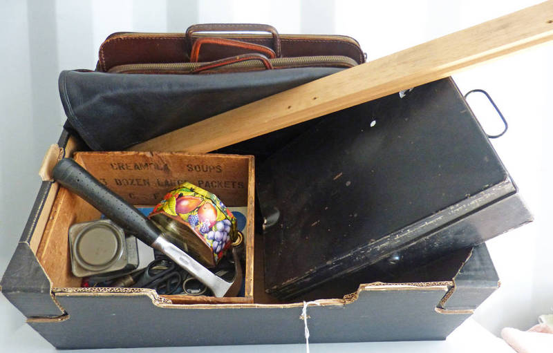 BOX CONTAINING TOOLS,