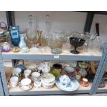 VARIOUS ITEMS OF GLASSWARE INCLUDING CAITHNESS GLASS,