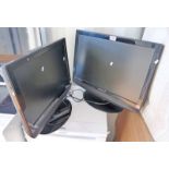 2 TECHNIKA 22" AND 19" LCD TVS - ONE WITH REMOTE